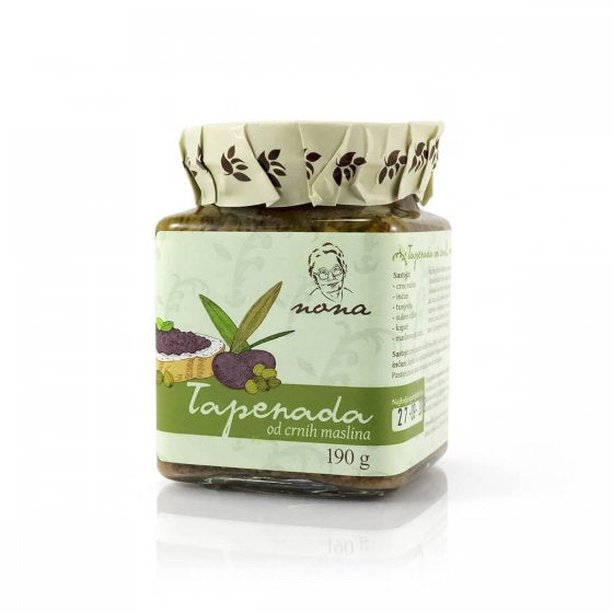 Nona Tapenade aus schwarzen Oliven