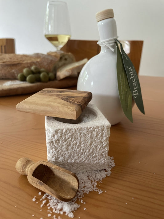 Duo Olivenöl Keramik & Fleur de Sel
